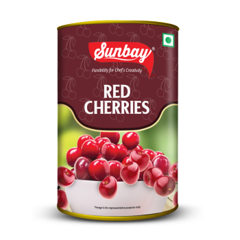 Sunbay Red Cherry In Syrup - 850gm